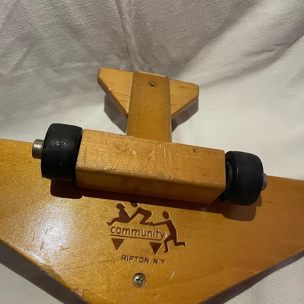Vintage Community Rifton,NY Wooden Toy Airplane - Picture 10 of 10